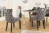 riess-ambiente Chesterfield Stuhl CASTLE DELUXE grau Samt Produktbild-Vorschau 5
