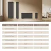 A table showing radiator sizes, power outputs, and coverage areas, with images of radiators in the background. Voir les images du produit