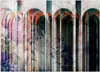 Vlies fototapete Säulen in Farbe 450x315 cm Feeby Bunt Produktbild-Vorschau 2