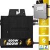 SUNNIVA® 2000W Balkonkraftwerk BIFAZIAL FULLBLACK komplett Produktbild-Vorschau 2