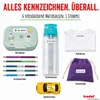 tampon texte automatique trodat "Tes choses tampon" vert Voir les images du produit 4