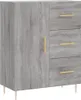The Living Store Sideboard Grau Sonoma 69,5x34x90 cm Produktbild-Vorschau 2