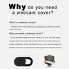 INF Kryt na webovú kameru - Webcam Cover Slider - čierny Náhľad obrázku produktu 3