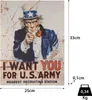 Blechschild G1521 I Want You For U.S. Army 25 x 33 Productafbeelding-voorbeeld 3