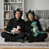 Pigiama Onesie Kigurumi Costume Travestimento Sdentato L: Anteprima dell’immagine prodotto 4