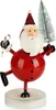 com-four® LED Weihnachtsdeko aus Metall - Blechfiguren im Produktbild-Vorschau 1