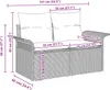 Möbel Balkonmöbel Gartenmöbel-Set - Schwarz - CLORIS Produktbild-Vorschau 8