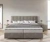 A bedroom scene with a large bed, nightstands, and lamps. Produktbild-Vorschau