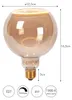 SEGULA LED Floating Globe 125 smokey grau E27 6W 1900K dimm Produktbild-Vorschau 6