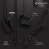 KESSER® Set da 5 pezzi: porta legna per camino, porta Anteprima dell’immagine prodotto 9