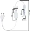 Gleichrichterstromkabel für LED Streifen 220V AC 1SMD/COB Produktbild-Vorschau 3