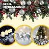 DEUBA® Vánoční ozdoby 100ks Ø 3-6cm plastové matné lesklé Náhled obrázku produktu 8
