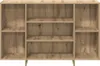 vidaXL Kredens dębowy Artisan 120 x 30 x 75 cm materiał Podgląd zdjęcia produktu 3