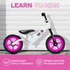 Bixe 12-inch kinderloopfiets, roze - Aluminium fiets zonder Productafbeelding-voorbeeld 2