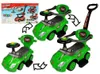Rutschauto mit Schiebestange Mega Car 3in1 Grün Produktbild-Vorschau 1