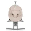 A baby bouncer seat with a toy mobile hanging above it, set against a white background. Produktbild-Vorschau