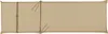 A top-down view of a folded camping cot or lounge chair cushion. Produktbild-Vorschau