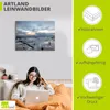 ARTland Leinwandbild Winter Sonnenuntergang am Meer Größe: Produktbild-Vorschau 3