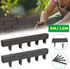 UISEBRT 10m Anthracite Palissade de jardin aspect pierre en Voir les images du produit 1