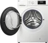 A front-loading washing machine with its door open. Produktbild-Vorschau
