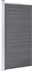vidaXL Elemento di recinzione WPC 95x186 cm grigio Anteprima dell’immagine prodotto 1