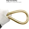 Duschschlauch flexibel, rostfrei, 1,2 m/1,5 m, goldfarben, Produktbild-Vorschau 5