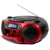 Radio cassette CD/Radio FM/Cassette/USB/BT Rouge Voir les images du produit 7