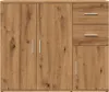 A wooden sideboard with three doors and two drawers. Náhled obrázku produktu