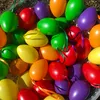 20 x Ostereier aus Kunststoff zum Hängen, bunt Sortiert - Produktbild-Vorschau 2