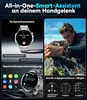LIGE Militär Smartwatch Herren 1,85" HD Touchscreen, 1000 Produktbild-Vorschau 6
