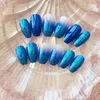 Mittelgroße Sargnägel zum Aufdrücken, blaue Produktbild-Vorschau 3