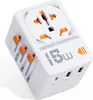 TESSAN Reiseadapter Weltweit, Universal Reisestecker mit 1 Produktbild-Vorschau 1