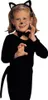 A young girl dressed as a cat, posing for a product photo. Produktbild-Vorschau
