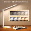 Dimmbare LED-Schreibtischlampe, Doppelarm-Schreibtischlampe Produktbild-Vorschau 3