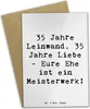 Mr. & Mrs. Panda Grußkarte Spruch 35. Hochzeitstag Produktbild-Vorschau 1
