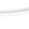 A close-up of a white circular clothing rack with multiple holes for hanging clothes. Náhled obrázku produktu