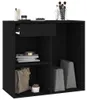 vidaXL Kosmetická skříňka černá 80x40x75 cm Dřevěný Náhled obrázku produktu 6