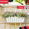 KOTARBAU® 6er Set Blumenkasten Balkon Blumentopf Produktbild-Vorschau 2