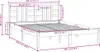 vidaXL Massivholzbett Honigbraun 200x200 cm Produktbild-Vorschau 6