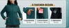 BUBW Damen-Softshelljacke, wasserdicht, winddicht, mit Produktbild-Vorschau 11