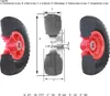 Sackkarrenrad Luftrad 260x85 mm 3.00-4 60 mm versetzte Nabe Produktbild-Vorschau 5