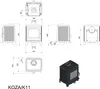 Gußeisen Kaminofen KRATKI K11 Ø 150 6 kW Produktbild-Vorschau 2