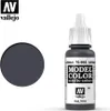 Vallejo 70.995, 17 ml, Schwarz, Grau, Matte, Flasche Produktbild-Vorschau 1