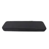 A black hard case for a keyboard is shown from a side view against a white background. Podgląd zdjęcia produktu