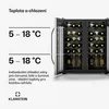 Chladnička na víno Klarstein Vinamour 2 zóny - 36 lahví, Náhled obrázku produktu 4