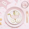 Servietten Kinderwagen 14x15cm 20 Stück rosa gold Produktbild-Vorschau 4