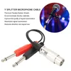 Zvukový rozbočovací kábel XLR samec na XLR samica Dvojitý Náhľad obrázku produktu 9