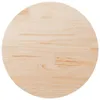 vidaXL Tischplatte Ø90x2,5 cm Massivholz Kiefer Produktbild-Vorschau 7
