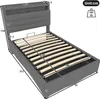 Flieks Hydraulisches Polsterbett 90x200cm mit USB und Produktbild-Vorschau 5