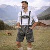 Pantaloni corti in pelle tradizionali da uomo PAULGOS - HK5 Anteprima dell’immagine prodotto 10